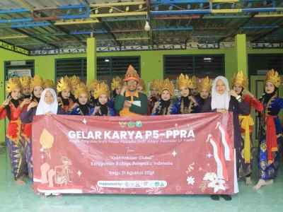 Karnaval Pawai Budaya  dalam Rangka Hut RI Ke-79 MA Islamiyah Senori Tahun 2024