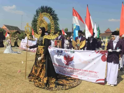 Karnaval Pawai Budaya  dalam Rangka Hut RI Ke-79 MA Islamiyah Senori Tahun 2024
